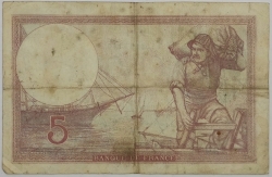 France - 5 Francs 1939