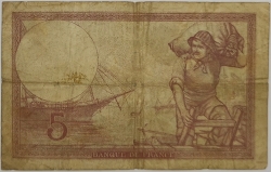 France - 5 Francs 1939