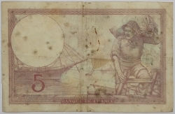 France - 5 Francs 1939