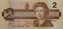 Canada - 2 Dollar 1986