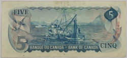Canada - 5 Dollar 1972