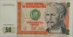 Peru - 50 Intis 1987