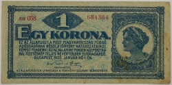 Hungary - 1 Korona 1920 