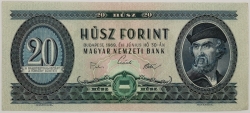 Hungary - 20 Forint 1969