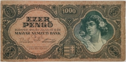 Hungary - 1000 Pengo 1945