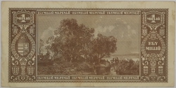 Hungary - 1000000 Milpengo 1946 
