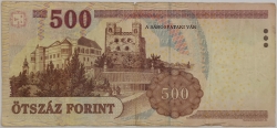 Hungary - 500 Forint 2010