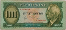 Hungary - 1000 Forint 1983