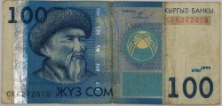 Kyrgyzstán 100 Som 2009