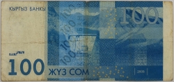 Kyrgyzstán 100 Som 2009