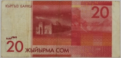 Kyrgyzstán 20 Som 2009