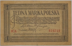 Poland - 1 Mark 1919