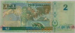 Fiji - 2 Dollars 2000 