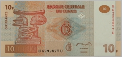 Congo - 10 Francs 2003