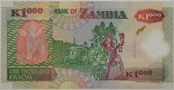 Zambia - 1000 Kwacha 2005