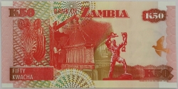Zambia - 50 Kwacha 1992