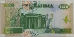 Zambia - 20 Kwacha 1992