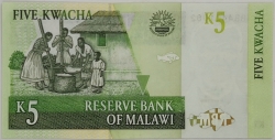 Malawi - 5 Kwacha 2004