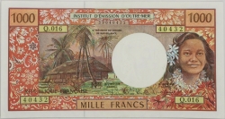 Francouzská Polynésie - 1000 Francs 1996
