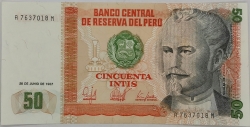 Peru - 50 Intis 1987
