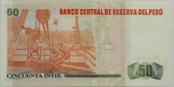 Peru - 50 Intis 1987