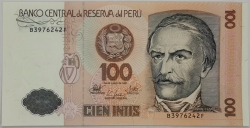 Peru - 100 Intis 1987