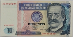 Peru - 10 Intis 1987