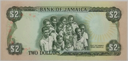 Jamaica - 2 Dollars 1993