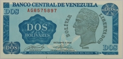 Venezuela - 2 Bolivares 1989