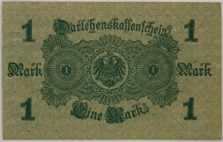 Germany - 1 Mark 1914 Blue Seal