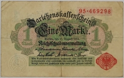 Germany - 1 Mark 1914 Red Seal
