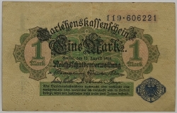 Germany - 1 Mark 1914 Blue Seal 