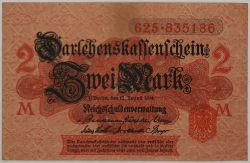 Germany - 2 Mark 1914 Red Seal