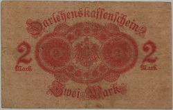 Germany - 2 Mark 1914 Red Seal 