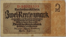 Germany - 2 Rentenmark 1937