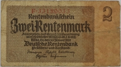 Germany - 2 Rentenmark 1937