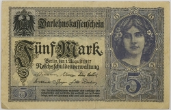 Germany - 5 Mark 1917