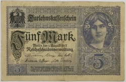 Germany - 5 Mark 1917 