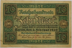 Germany - 10 Mark 1920