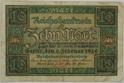 Germany - 10 Mark 1920 