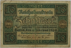 Germany - 10 Mark 1920