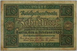 Germany - 10 Mark 1920