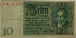 Germany - 10 Reichsmark 1929 