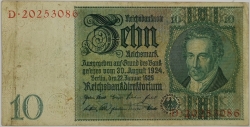 Germany - 10 Reichsmark 1929