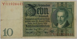 Germany - 10 Reichsmark 1929 