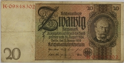 Germany - 20 Reichsmark 1929 
