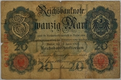 Germany - 20 Mark 1910
