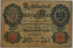 Germany - 20 Mark 1907