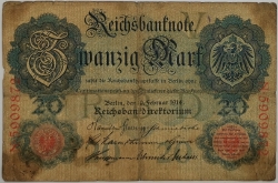 Germany - 20 Mark 1914