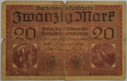 Germany - 20 Mark 1918 